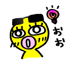 yellow everydey3 sticker #5784475