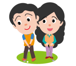 Old couple (English) sticker #5784858