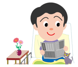 Old couple (English) sticker #5784877