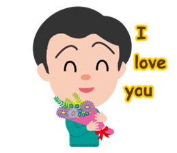 Old couple (English) sticker #5784882