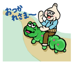 Garlic and octopus 2 sticker #5785005