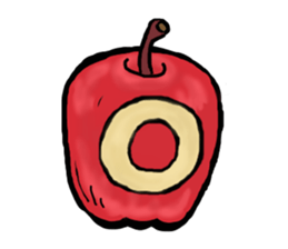 Garlic and octopus 2 sticker #5785009