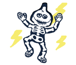 Garlic and octopus 2 sticker #5785025