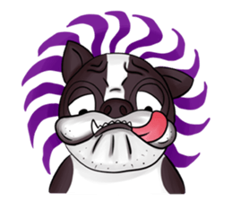 Pitbull &jungrai teddy sticker #5785046