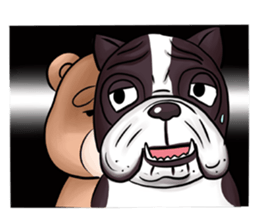 Pitbull &jungrai teddy sticker #5785049