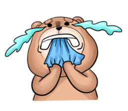 Pitbull &jungrai teddy sticker #5785053