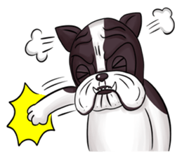 Pitbull &jungrai teddy sticker #5785054