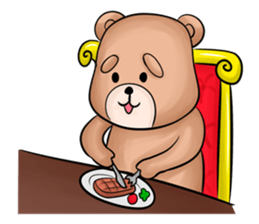 Pitbull &jungrai teddy sticker #5785056