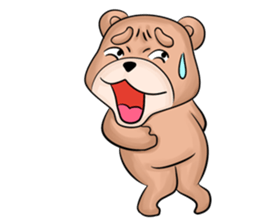 Pitbull &jungrai teddy sticker #5785059