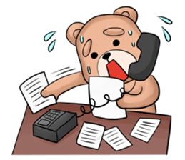 Pitbull &jungrai teddy sticker #5785063