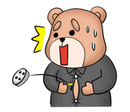 Pitbull &jungrai teddy sticker #5785069