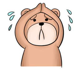 Pitbull &jungrai teddy sticker #5785074