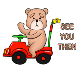 Pitbull &jungrai teddy sticker #5785077