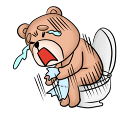 Pitbull &jungrai teddy sticker #5785079