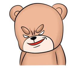 Pitbull &jungrai teddy sticker #5785080