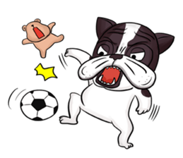 Pitbull &jungrai teddy sticker #5785081