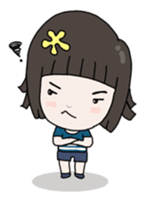 Jia Jia The Naughty Girl sticker #5785530