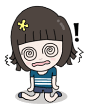 Jia Jia The Naughty Girl sticker #5785535