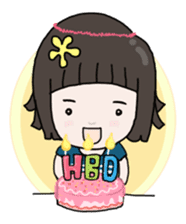 Jia Jia The Naughty Girl sticker #5785536