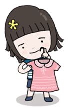 Jia Jia The Naughty Girl sticker #5785537
