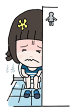 Jia Jia The Naughty Girl sticker #5785540