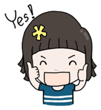 Jia Jia The Naughty Girl sticker #5785550