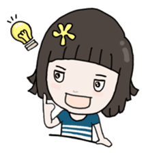 Jia Jia The Naughty Girl sticker #5785555