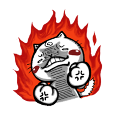 Funny cat UZUMAKI. Everyday ver. sticker #5785947