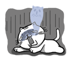 Funny cat UZUMAKI. Everyday ver. sticker #5785954