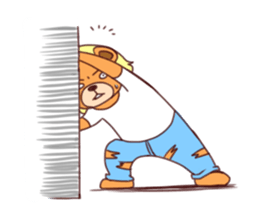 J Bear & F Cat sticker #5786379