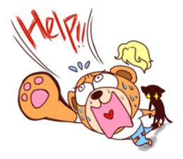 J Bear & F Cat sticker #5786380