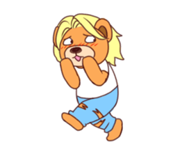 J Bear & F Cat sticker #5786381