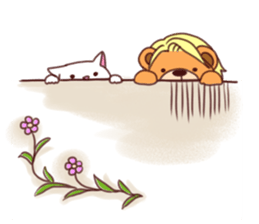 J Bear & F Cat sticker #5786395