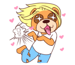 J Bear & F Cat sticker #5786402