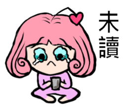 Silly girl-love sticker #5786412