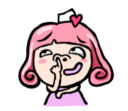 Silly girl-love sticker #5786414