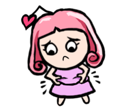 Silly girl-love sticker #5786415