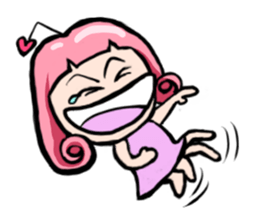 Silly girl-love sticker #5786419