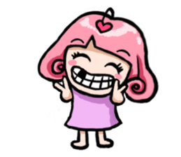 Silly girl-love sticker #5786425