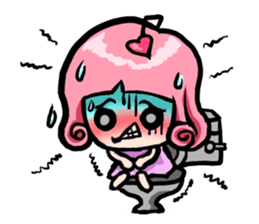 Silly girl-love sticker #5786426