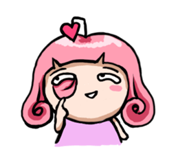 Silly girl-love sticker #5786428