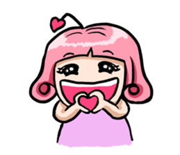 Silly girl-love sticker #5786437