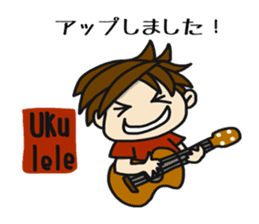 UKULELE BOYS sticker #5786724