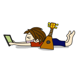 UKULELE BOYS sticker #5786729