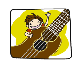 UKULELE BOYS sticker #5786736