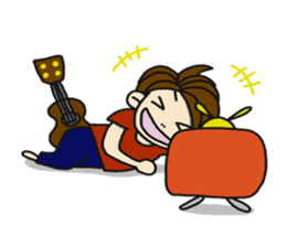 UKULELE BOYS sticker #5786738