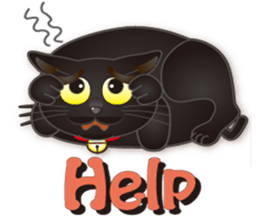 black cat story sticker #5787259