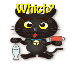 black cat story sticker #5787264