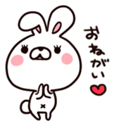 Cute little bunny<3 sticker #5787329