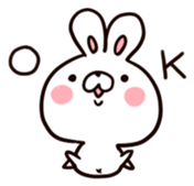 Cute little bunny<3 sticker #5787344